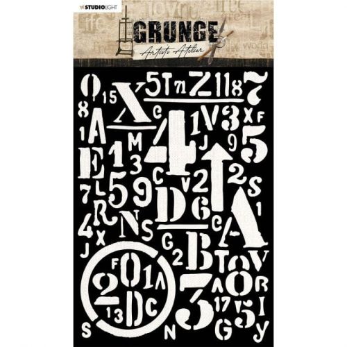 szablon Studio Light - letters &amp; numbers nr. 13