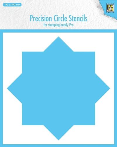 szablon Nellie's Choice - precision circle 8 point [MMPCS001]