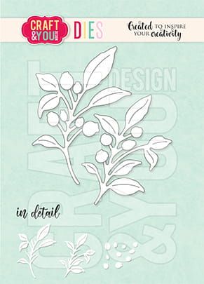 wykrojnik Craft&amp;You - twigs of berries [CW149]