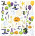 papier scrapbook P13 - happy halloween 07 (elementy do wycinania)
