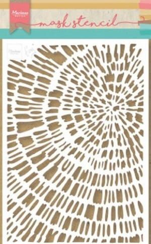 szablon Marianne Design - przekrój pnia drzewa PS8040