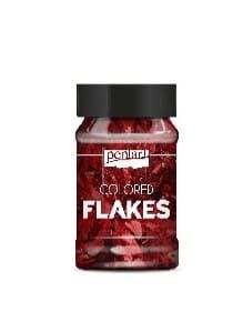 folia / płatki do złoceń - czerwony