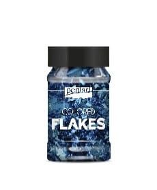 folia / płatki do złoceń - niebieski