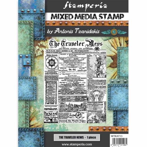 stempel kauczukowy (gumowy) Stamperia - sir traveler (gazeta)