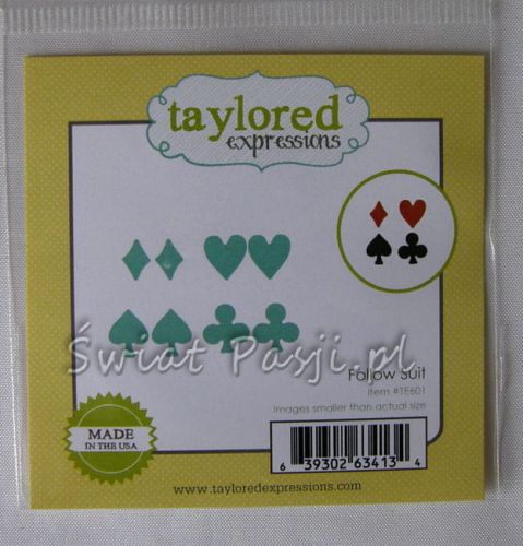 wykrojnik Taylored expressions - follow suit [TE601]