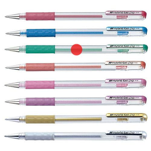 żelopis Pentel K118 - zielony 0,8 mm