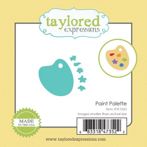 wykrojnik Taylored expressions - paint palette