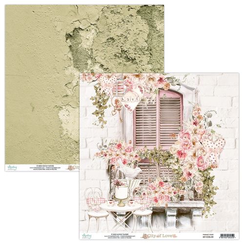papier scrapbook Mintay Papers - city of love 01