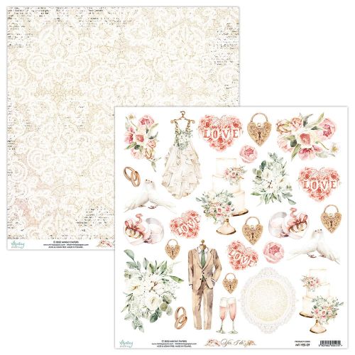 papier scrapbook Mintay Papers - yes, I do - arkusz z elementami