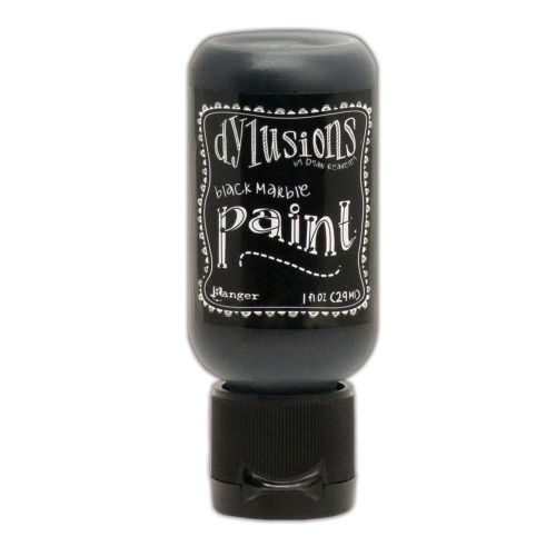 farba akrylowa Dylusions Ranger - black marble (czarny) 29 ml