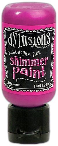 farba akrylowa Dylusions Shimmer Ranger - bubblegum pink (różowy) 29 ml