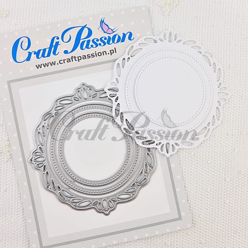 wykrojniki Craft Passion - ramki okrągłe [CP-93]