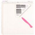 tablica do bigowania Vaessen Creative - 30,5 cm x 30,5 cm (offwhite)