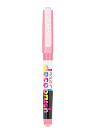 marker Karin Pigment DecoBrush - rose pink (różany) [183U]