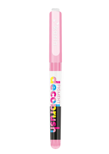 marker Karin Pigment DecoBrush - pale pink (cielisto-różowy) [190U]