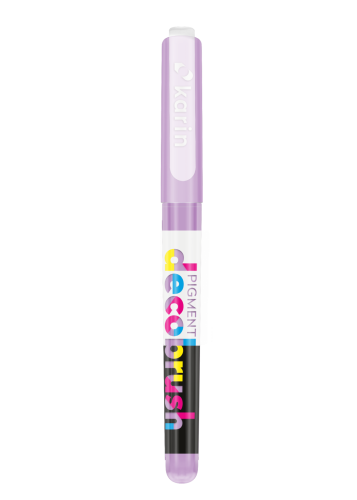 marker Karin Pigment DecoBrush - pastel violet (pastelowy fioletowy) [2635U]