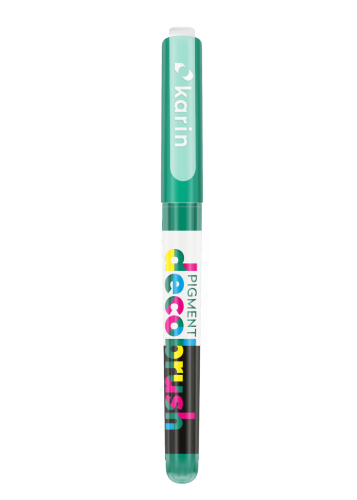 marker Karin Pigment DecoBrush - ocean teal (oceaniczny turkus) [340U]