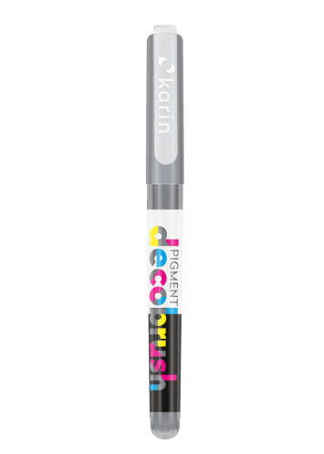 marker Karin Pigment DecoBrush - cool grey 3. (zimno szary) [429U]