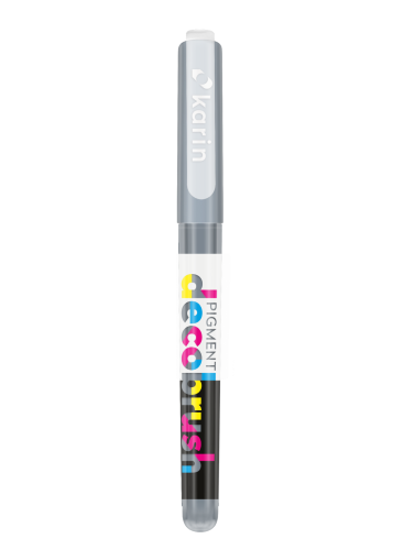 marker Karin Pigment DecoBrush - neutral grey 3. (neutralny szary) [443U]