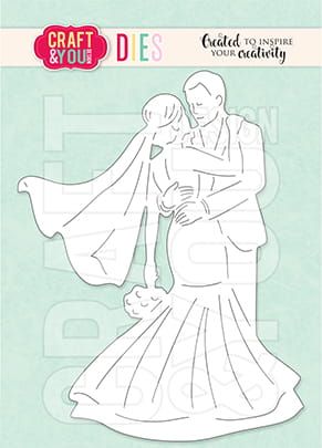 wykrojnik Craft&amp;You -  młoda para  [CW158]