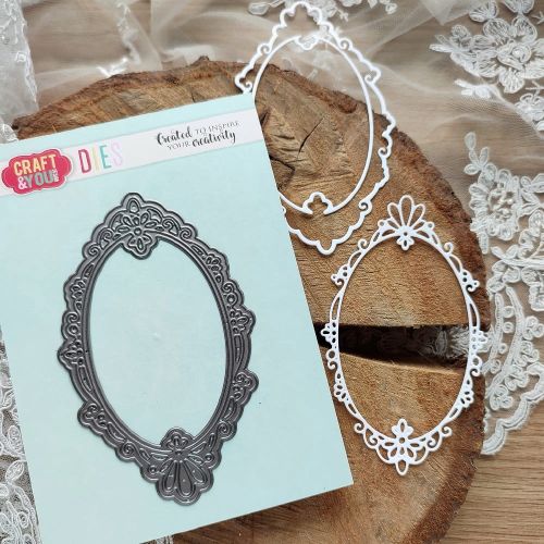 wykrojnik Craft&amp;You -  ramka owalna [CW170]