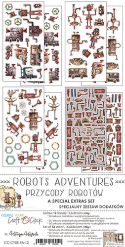 zestaw specjalny dodatków do wycinania - robots adventures