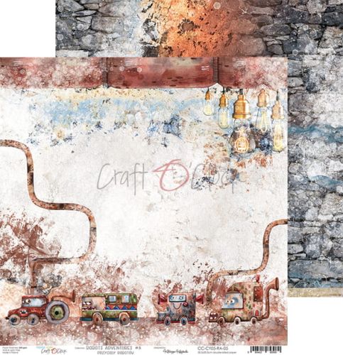 papier scrapbook Craft o'clock - robots adventures 05