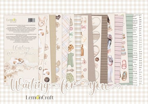 papier scrapbook LemonCraft - waiting for you [bloczek/pad] 15 x 30 cm