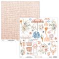 papier scrapbook Mintay Papers - sunset beach - arkusz z elementami