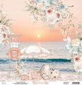 papier scrapbook Mintay Papers - sunset beach 01
