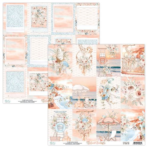 papier scrapbook Mintay Papers - sunset beach 06
