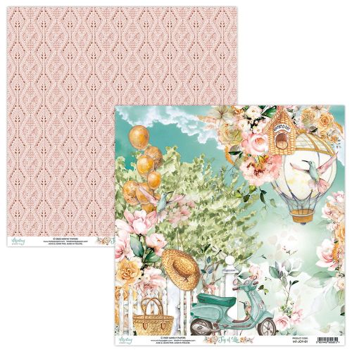 papier scrapbook Mintay Papers - joy of life 01
