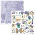papier scrapbook Mintay Papers - lavender farm - arkusz z elementami