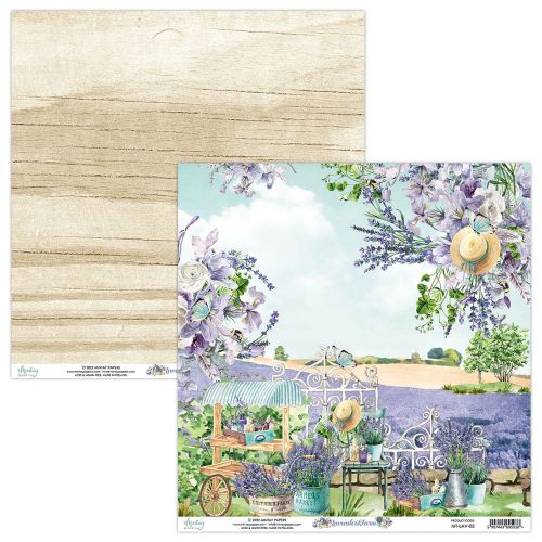 papier scrapbook Mintay Papers - lavender farm 03