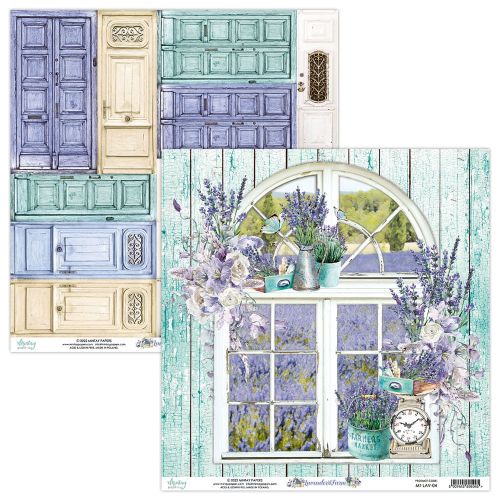 papier scrapbook Mintay Papers - lavender farm 04
