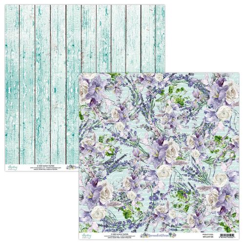 papier scrapbook Mintay Papers - lavender farm 05