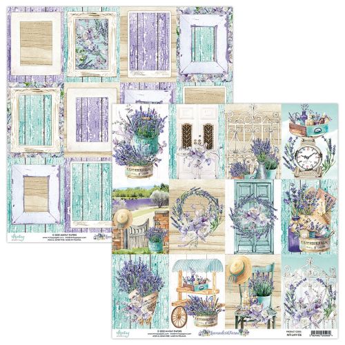 papier scrapbook Mintay Papers - lavender farm 06