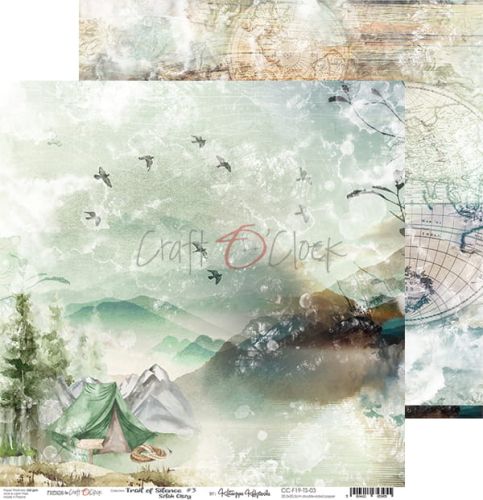 papier scrapbook Craft o'clock - trail of silence 03