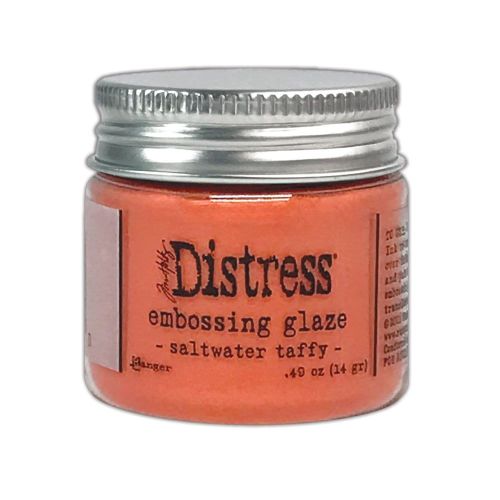 Puder do embossingu Distress Embossing Glaze - saltwater taffy (łososiowy)