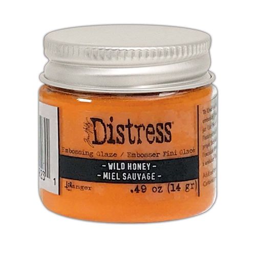 Puder do embossingu Distress Embossing Glaze - wild honey (żółty)