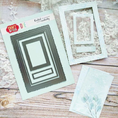 wykrojnik Craft&amp;You - ramki stare zdjęcie (old frames) [CW184]