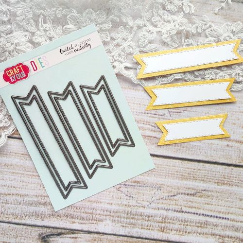 wykrojnik Craft&amp;You - banerki 2 (banners 2) [CW189]