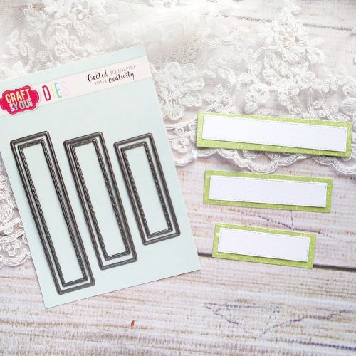 wykrojnik Craft&amp;You - banerki 1 (banners 1) [CW188]