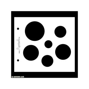 szablon Agateria - koła /  bańki