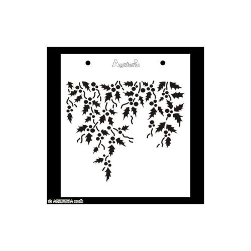 szablon Agateria - zwisający ostrokrzew