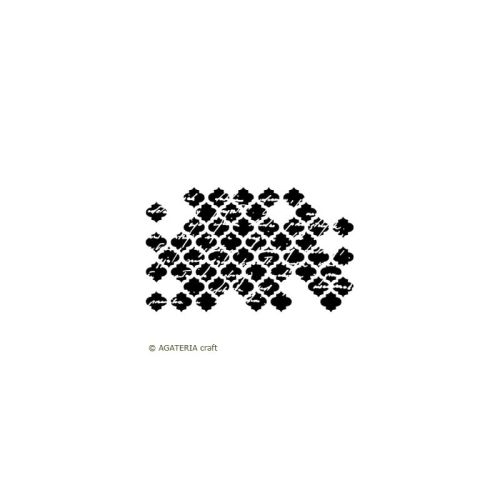 stempel polimerowy - koniczyna marokańska 3 - tło