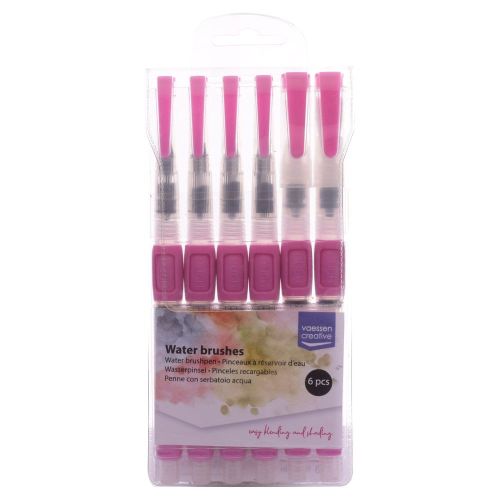 komplet pędzli water brush Vaessen Creative 6szt
