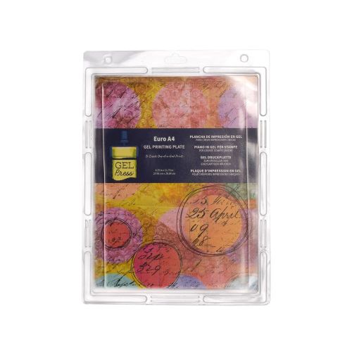 płytka żelowa do monoprintingu / monotypii Gel Press - gel printing plate prostokąt A4