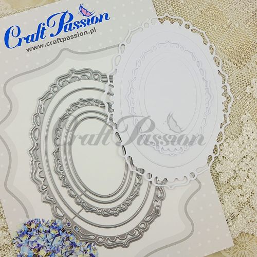 wykrojnik Craft Passion - komplet wykrojników ramki okrągłe [CP-105]
