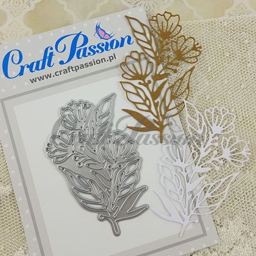 wykrojniki Craft Passion - gałązka z kwiatami #1 [CP-106]